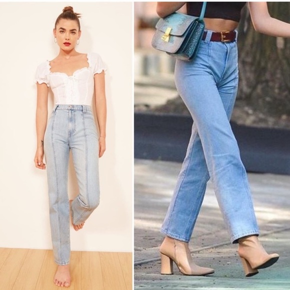 Reformation 70s Jeans Skye High Rise Size 24 - Picture 1 of 12